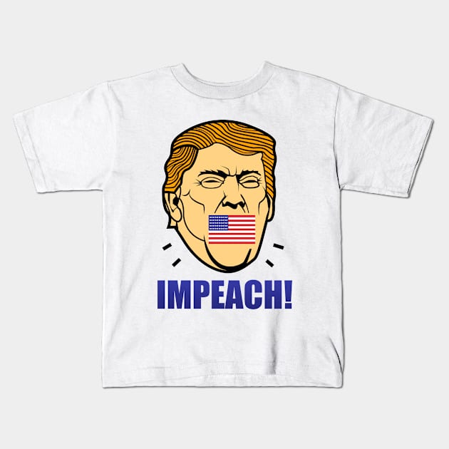 Impeach Kids T-Shirt by nomadny